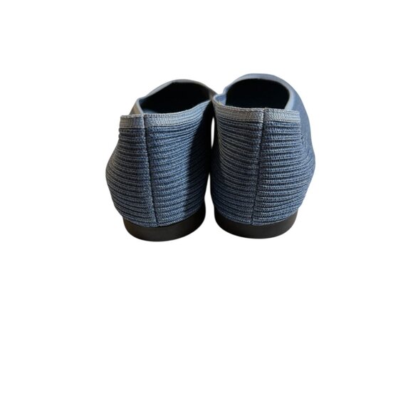 Vivaia Margot 2.0 Womens Square-Toe Blue Ballet Flats Comfortable 38.5/Size 8 - Picture 4 of 9